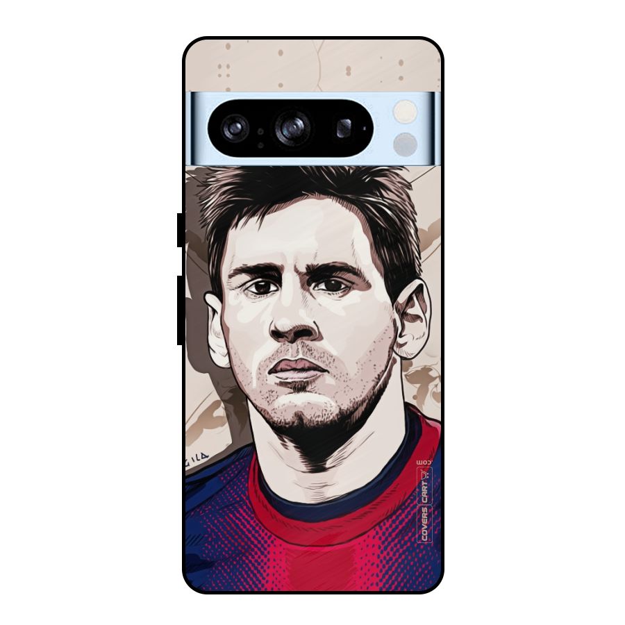 Barca King Messi Metal Back Case for Google Pixel 8 Pro