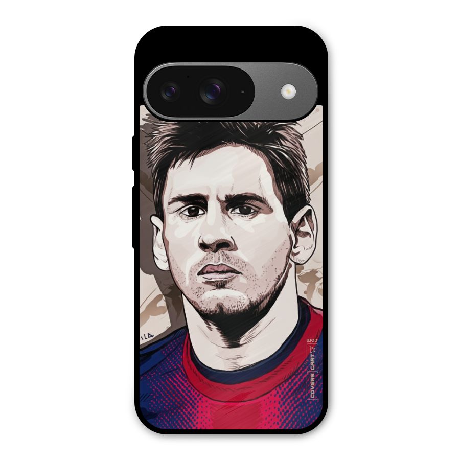 Barca King Messi Metal Back Case for Google Pixel 9