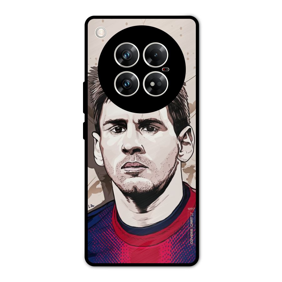 Barca King Messi Metal Back Case for Infinix Zero 40 5G
