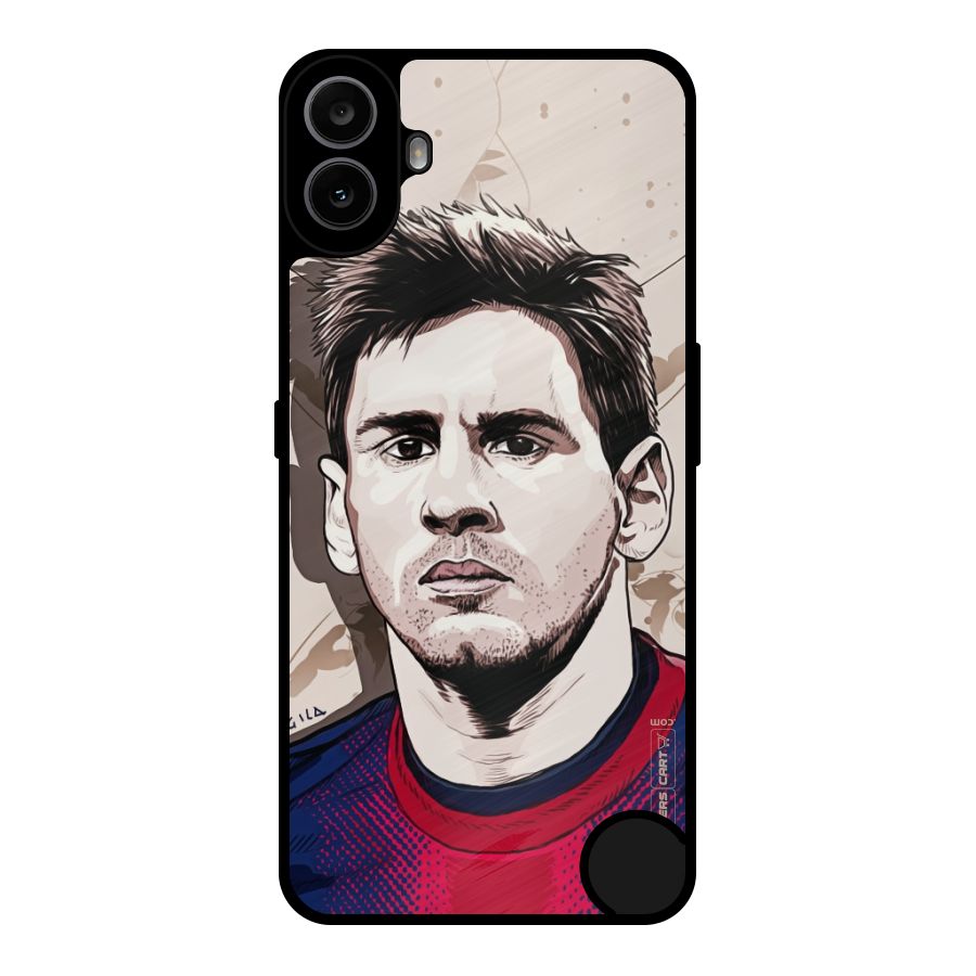 Barca King Messi Metal Back Case for Nothing CMF Phone 1