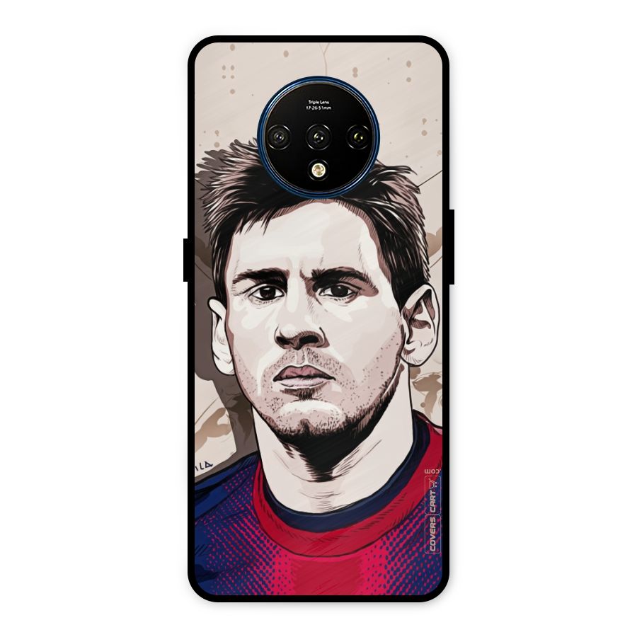 Barca King Messi Metal Back Case for OnePlus 7T