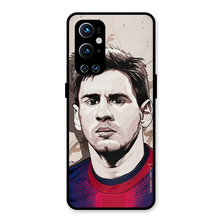 Barca King Messi Metal Back Case for OnePlus 9 Pro