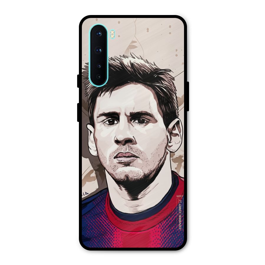 Barca King Messi Metal Back Case for OnePlus Nord