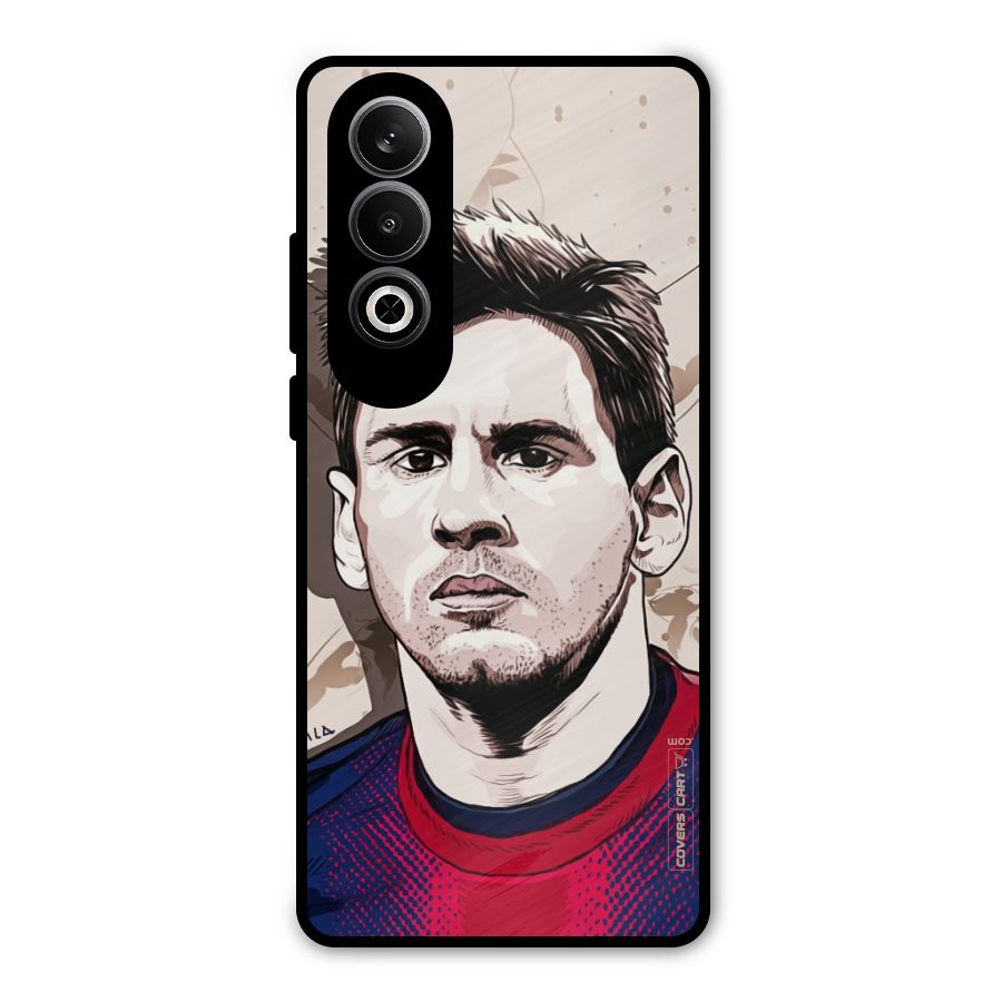 Barca King Messi Metal Back Case for OnePlus Nord CE4