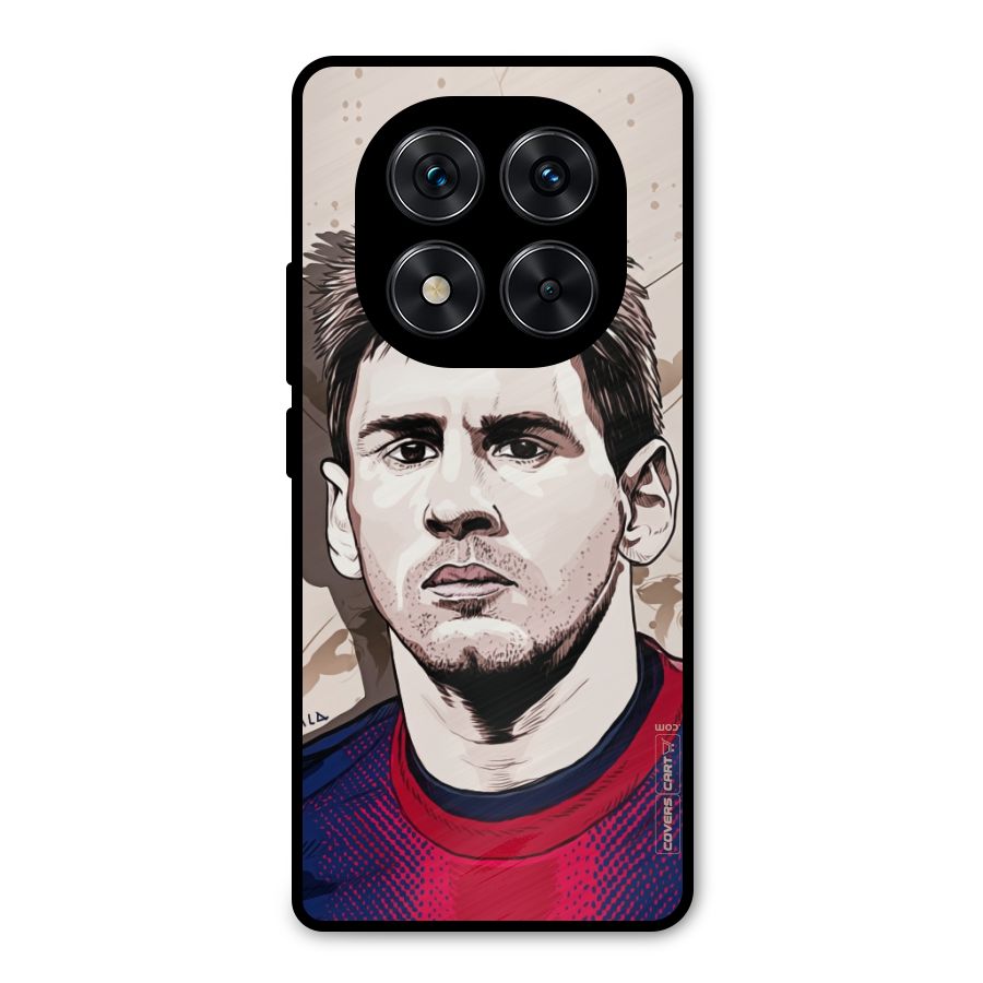 Barca King Messi Metal Back Case for Poco X7