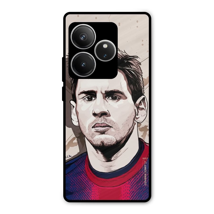 Barca King Messi Metal Back Case for Realme GT 6