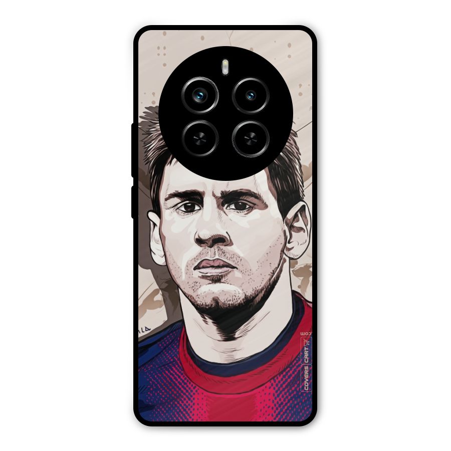 Barca King Messi Metal Back Case for Realme P1 Pro