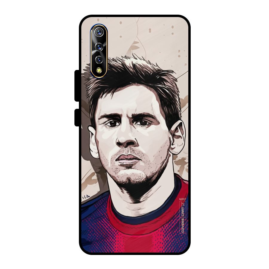 Barca King Messi Metal Back Case for Vivo S1