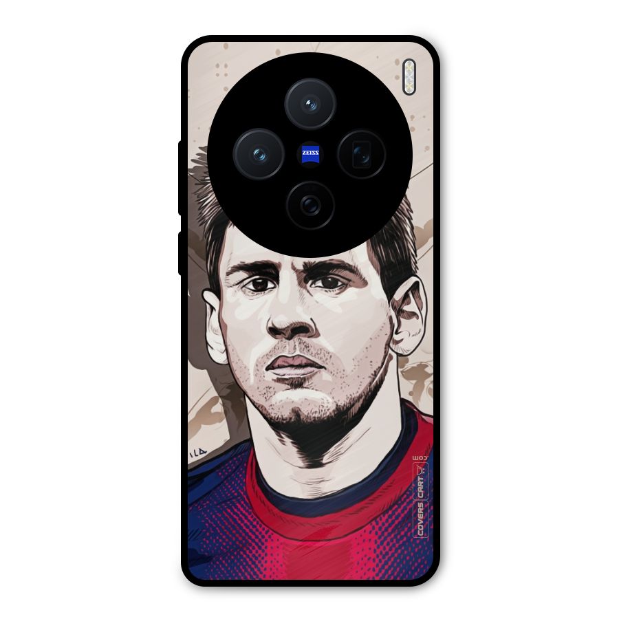 Barca King Messi Metal Back Case for Vivo X200