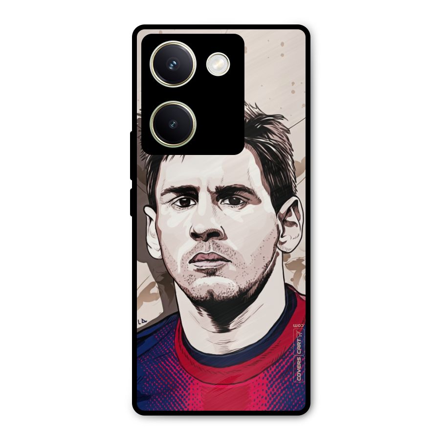 Barca King Messi Metal Back Case for Vivo Y200 Pro