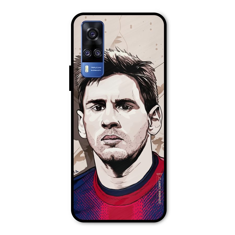 Barca King Messi Metal Back Case for Vivo Y31