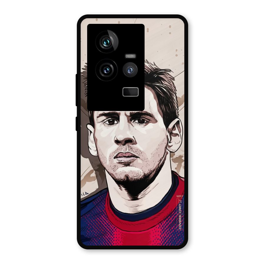 Barca King Messi Metal Back Case for iQOO 11 5G