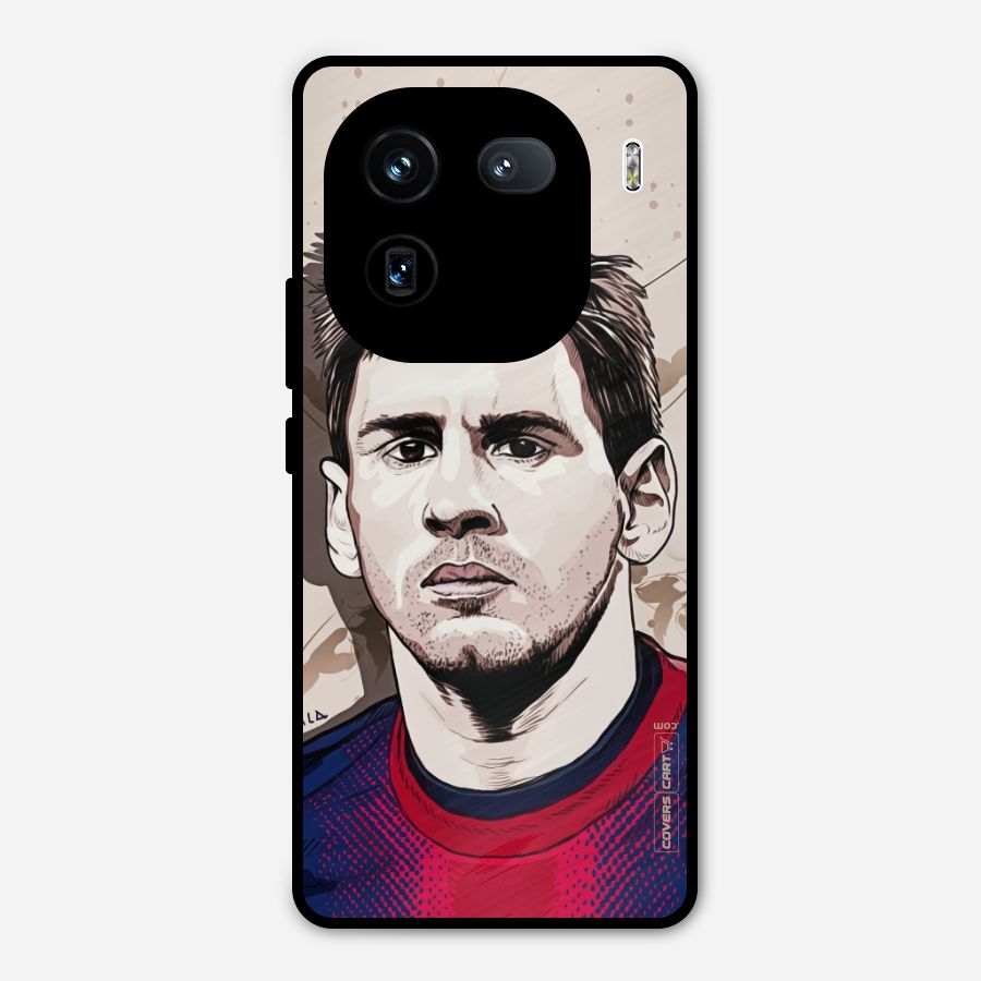 Barca King Messi Metal Back Case for iQOO 12