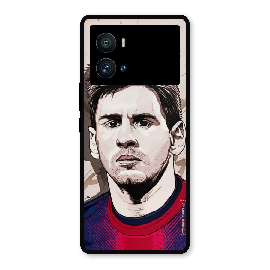 Barca King Messi Metal Back Case for iQOO 9 Pro