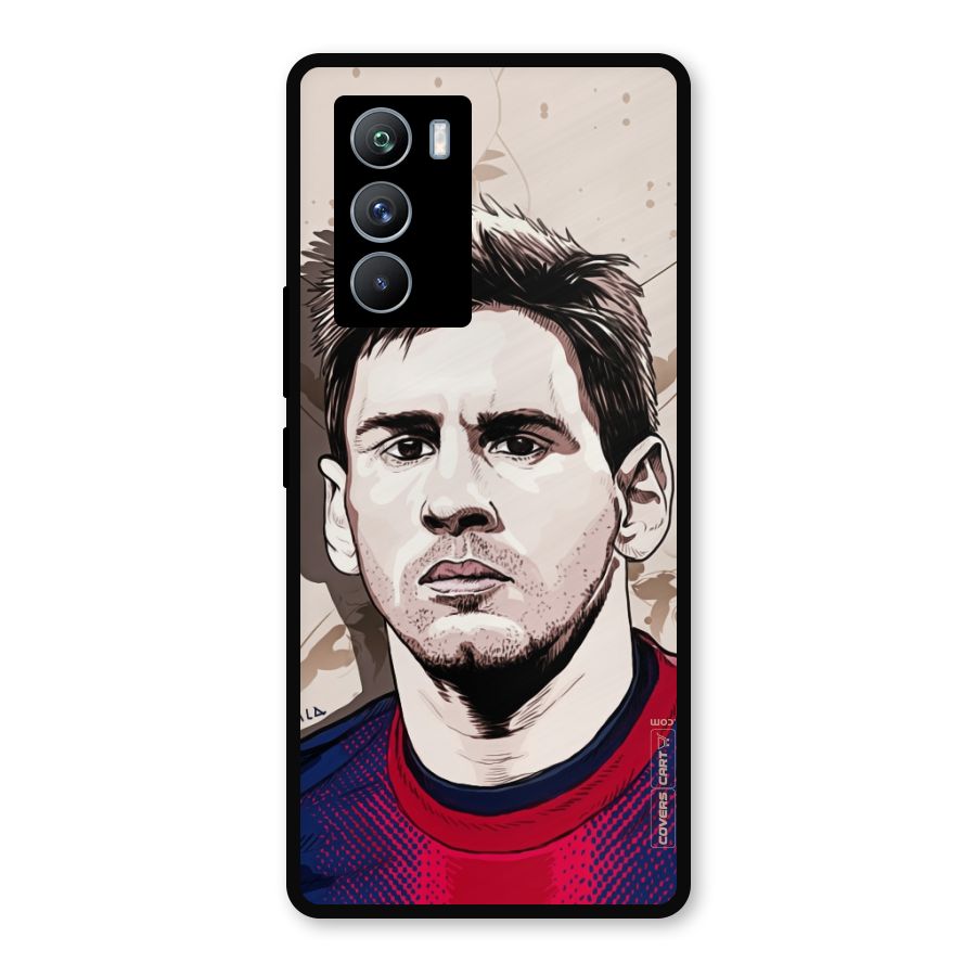 Barca King Messi Metal Back Case for iQOO 9 SE