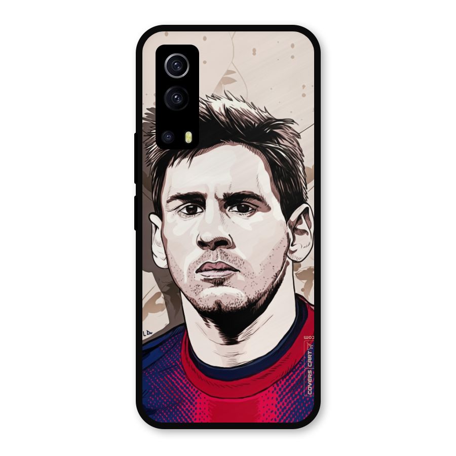 Barca King Messi Metal Back Case for iQOO Z3