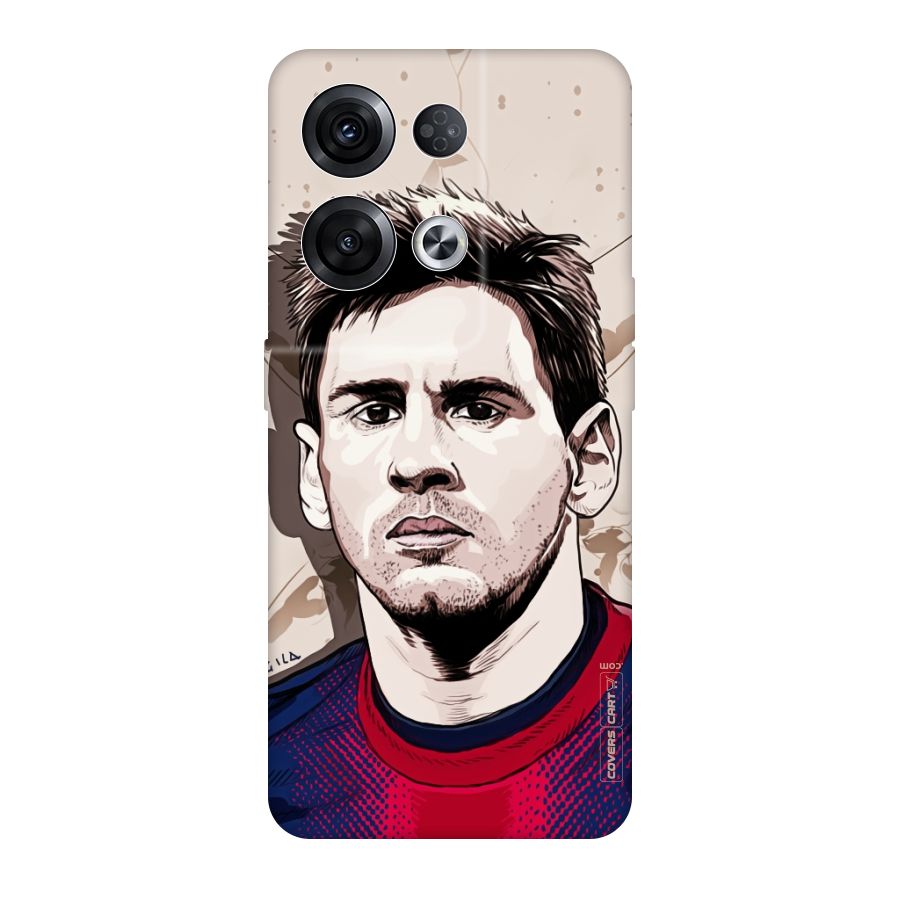 Barca King Messi Original Polycarbonate Back Case for Oppo Reno8 Pro 5G