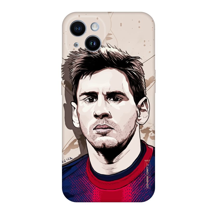 Barca King Messi Original Polycarbonate Back Case for iPhone 14