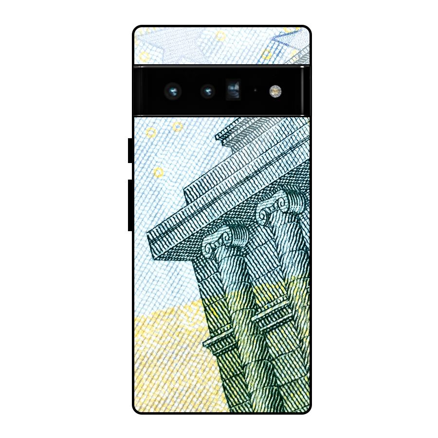 Baroque and Rococo style Glass Back Case for Google Pixel 6 Pro
