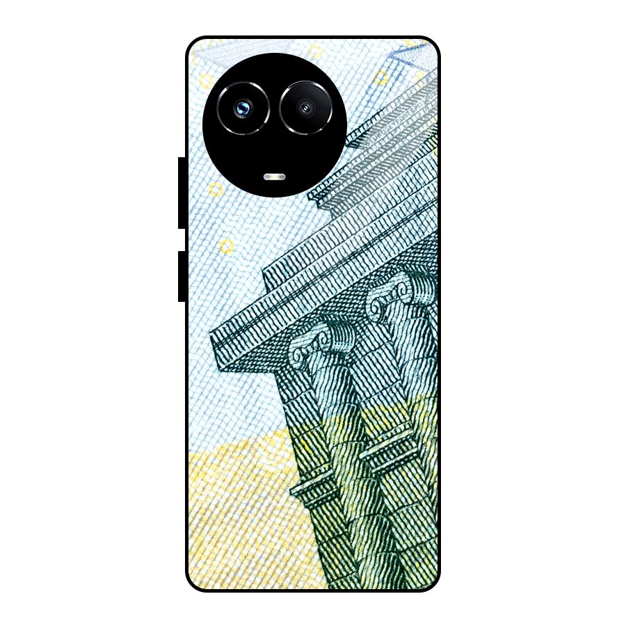 Baroque and Rococo style Glass Back Case for Realme Narzo 60X