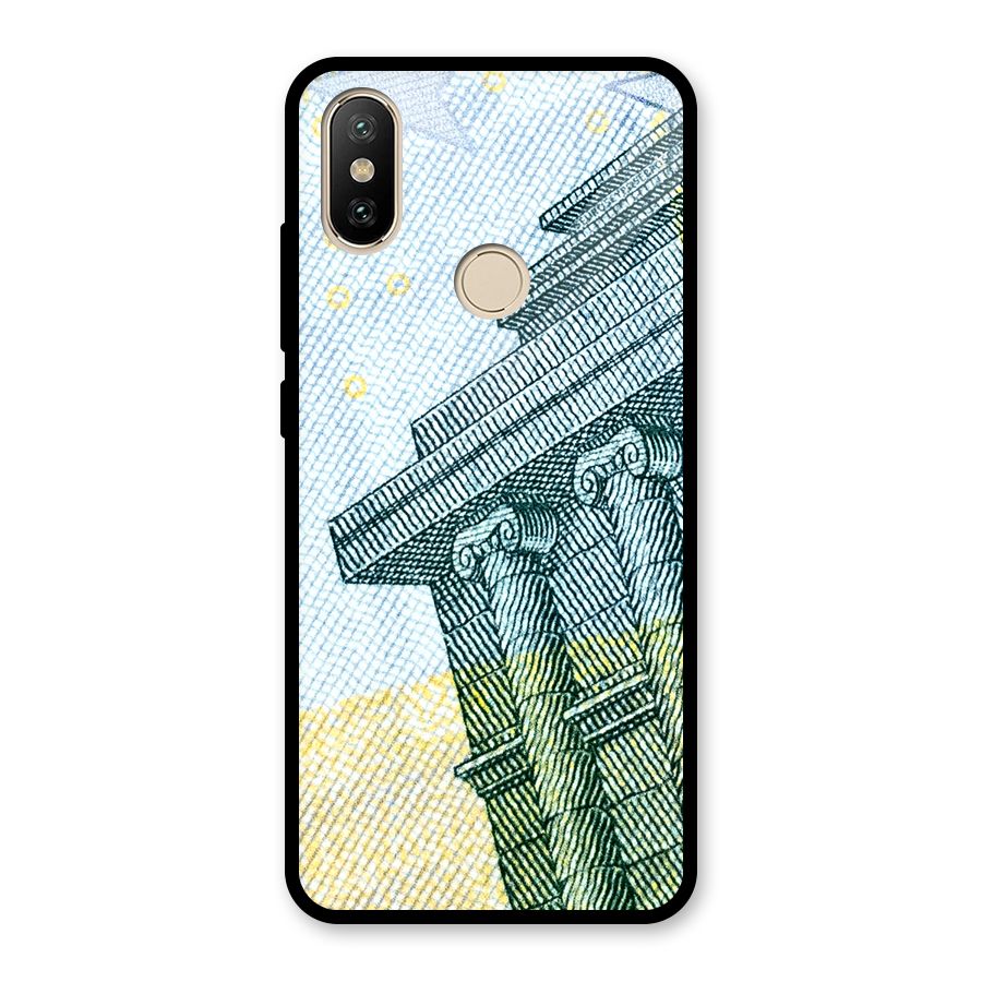 Baroque and Rococo style Glass Back Case for Redmi A2