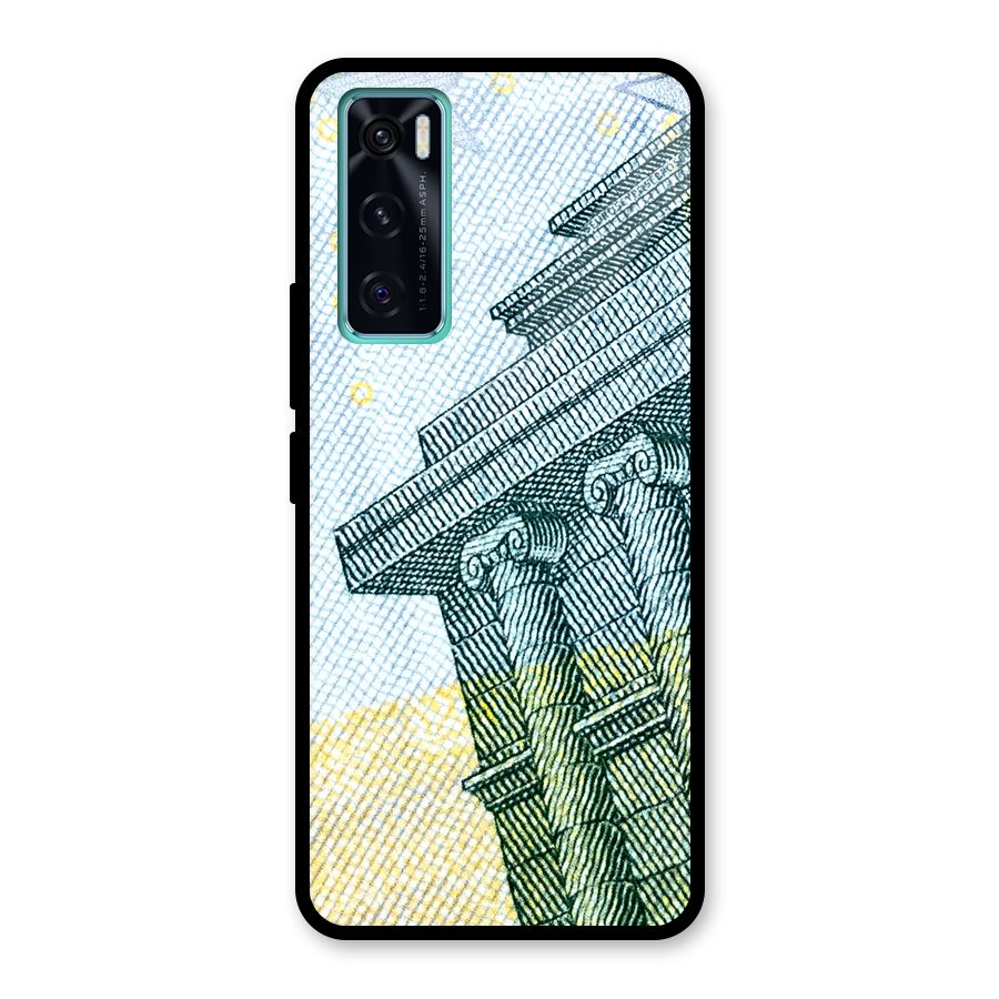 Baroque and Rococo style Glass Back Case for Vivo V20 SE