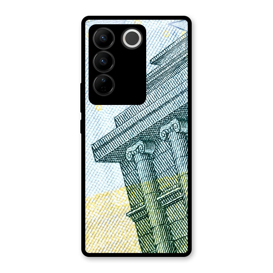 Baroque and Rococo style Glass Back Case for Vivo V27