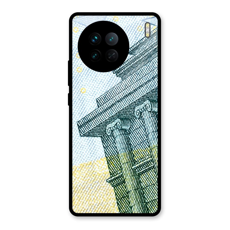 Baroque and Rococo style Glass Back Case for Vivo X90