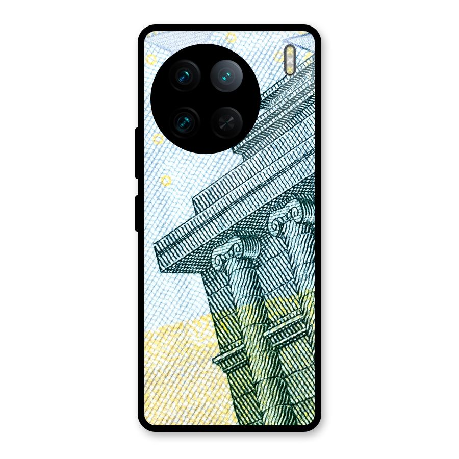 Baroque and Rococo style Glass Back Case for Vivo X90 Pro