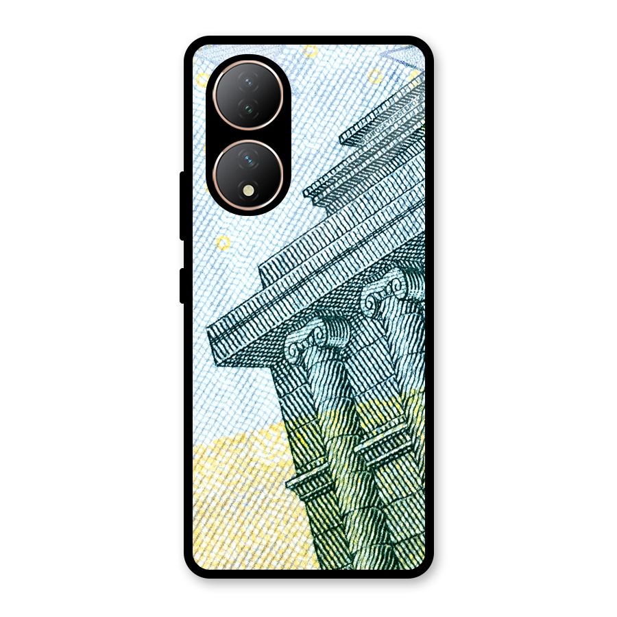 Baroque and Rococo style Glass Back Case for Vivo Y100A