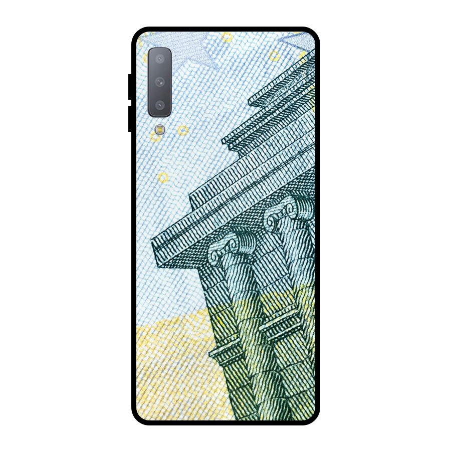 Baroque and Rococo style Metal Back Case for Galaxy A7 (2018)