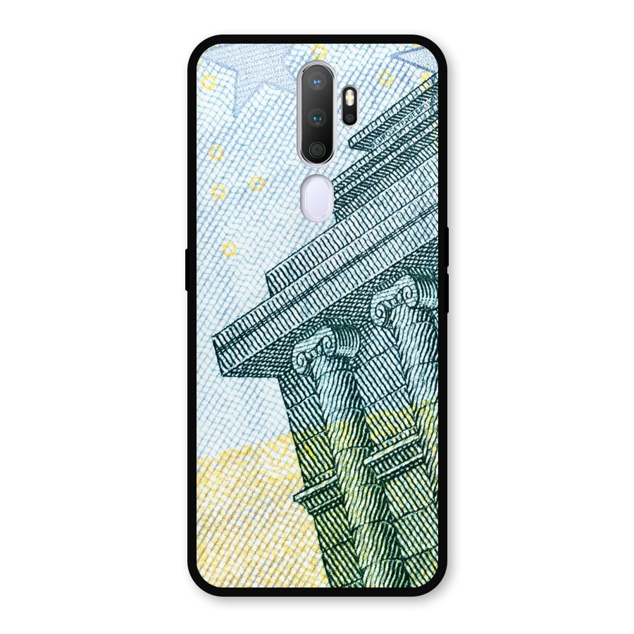 Baroque and Rococo style Metal Back Case for Oppo A5 (2020)