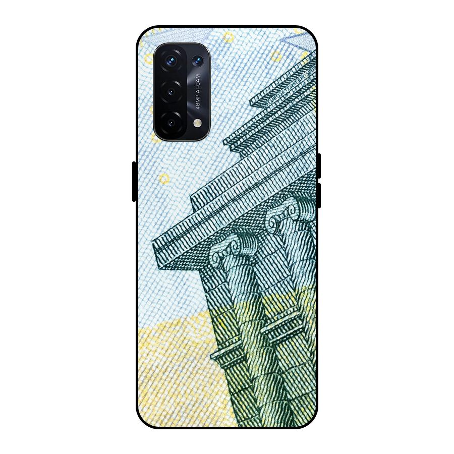 Baroque and Rococo style Metal Back Case for Oppo A74 5G