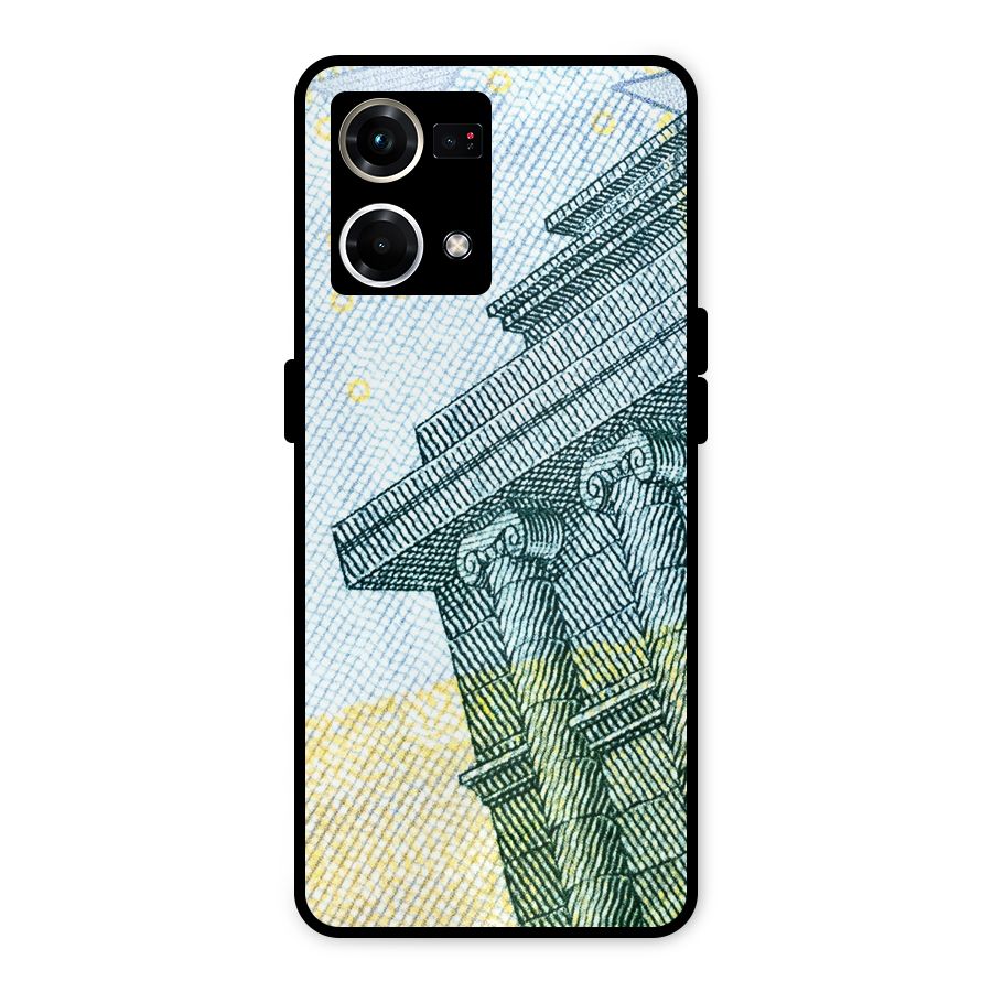 Baroque and Rococo style Metal Back Case for Oppo F21s Pro 4G
