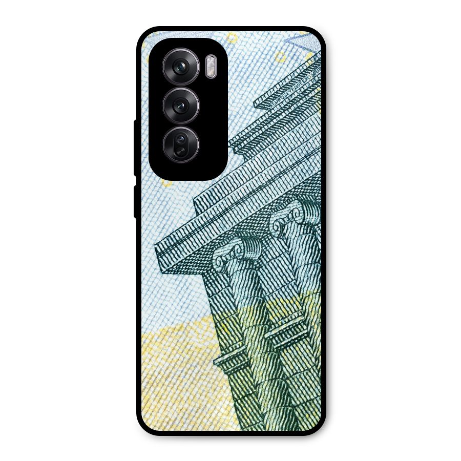 Baroque and Rococo style Metal Back Case for Oppo Reno12 Pro