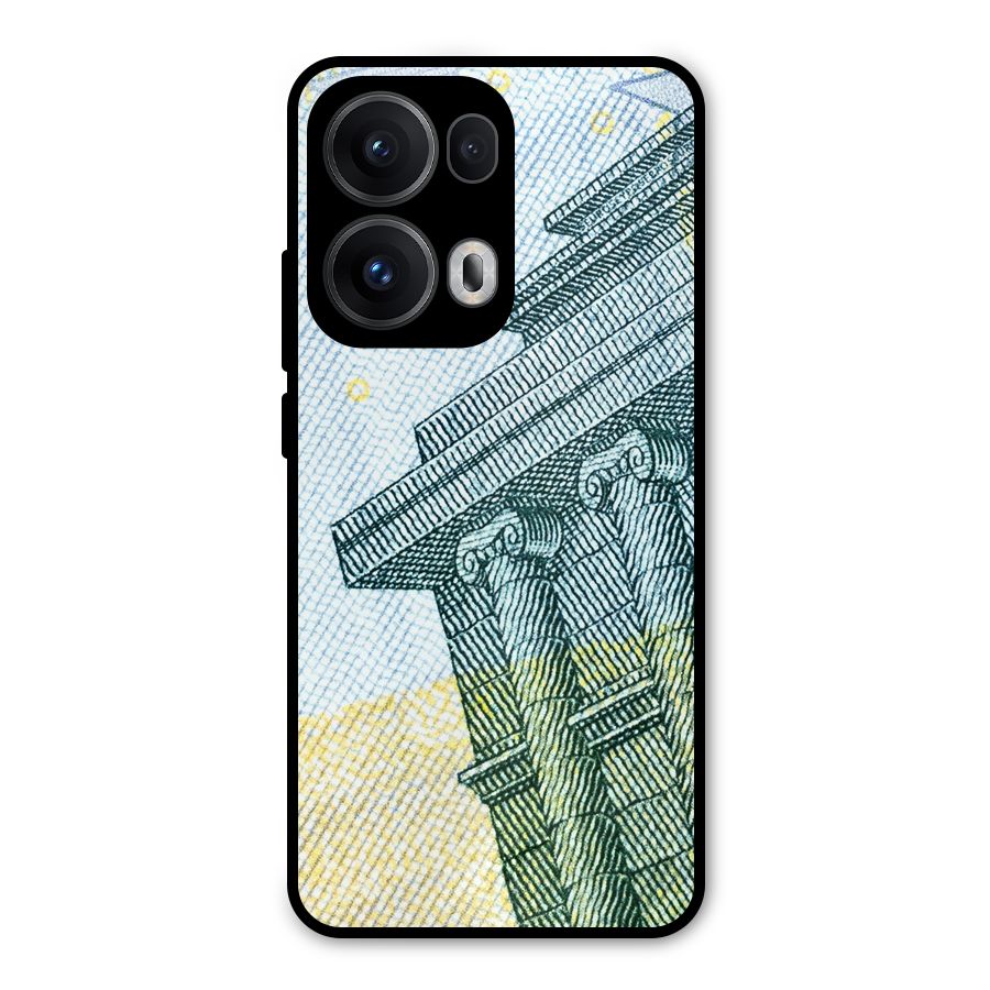 Baroque and Rococo style Metal Back Case for Oppo Reno13 Pro