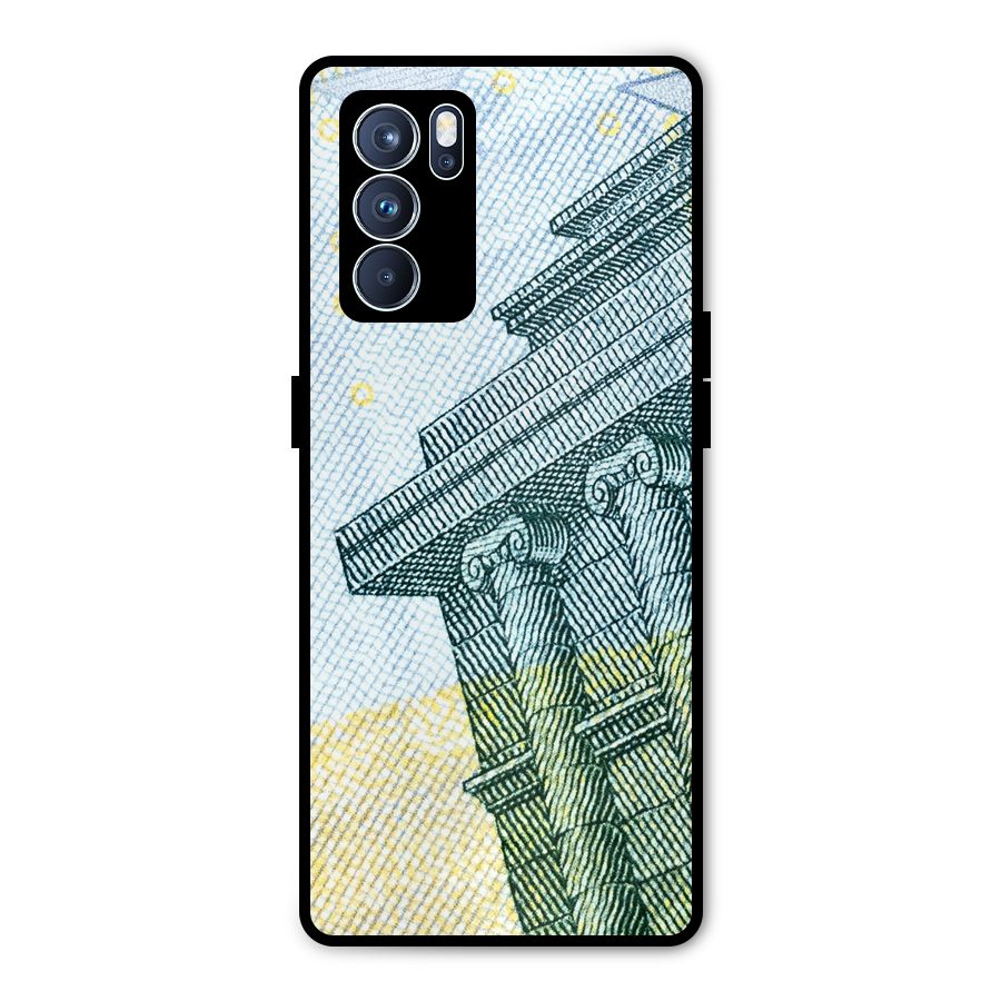 Baroque and Rococo style Metal Back Case for Oppo Reno6 Pro 5G