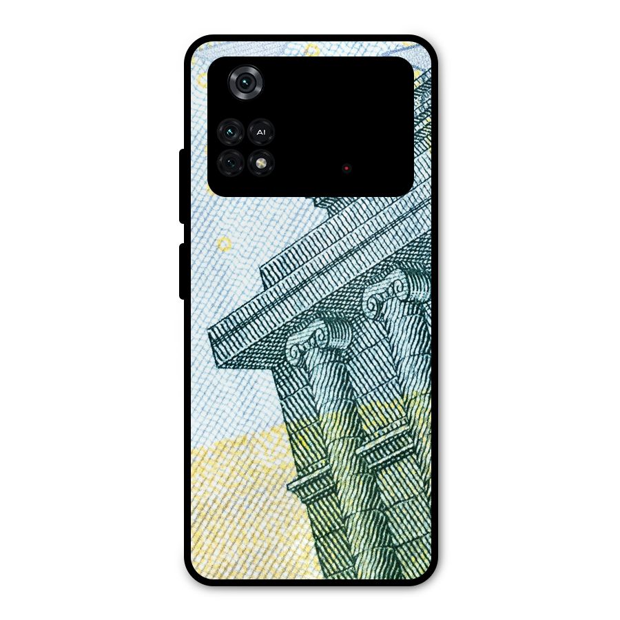 Baroque and Rococo style Metal Back Case for Poco M4 Pro 4G