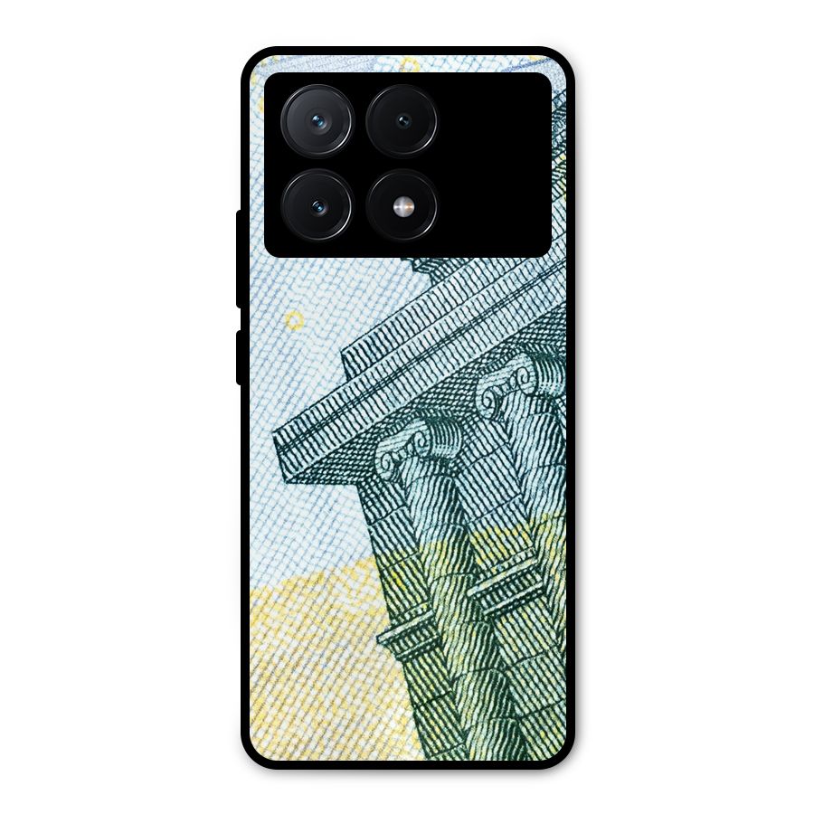 Baroque and Rococo style Metal Back Case for Poco X6 Pro