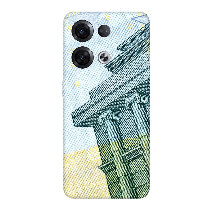 Baroque and Rococo style Original Polycarbonate Back Case for Oppo Reno8 Pro 5G