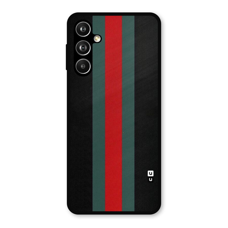 Basic Colored Stripes Metal Back Case for Samsung Galaxy M54