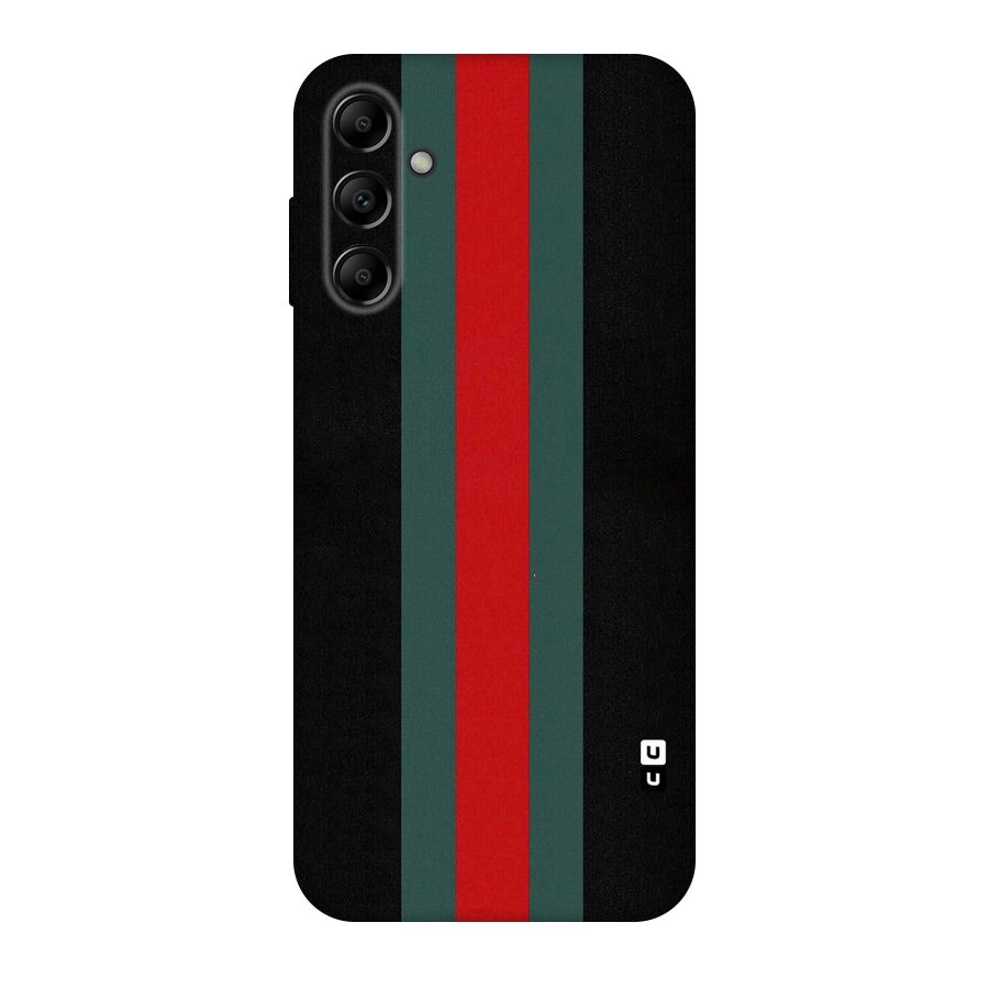Basic Colored Stripes Original Polycarbonate Back Case for Galaxy A14 5G