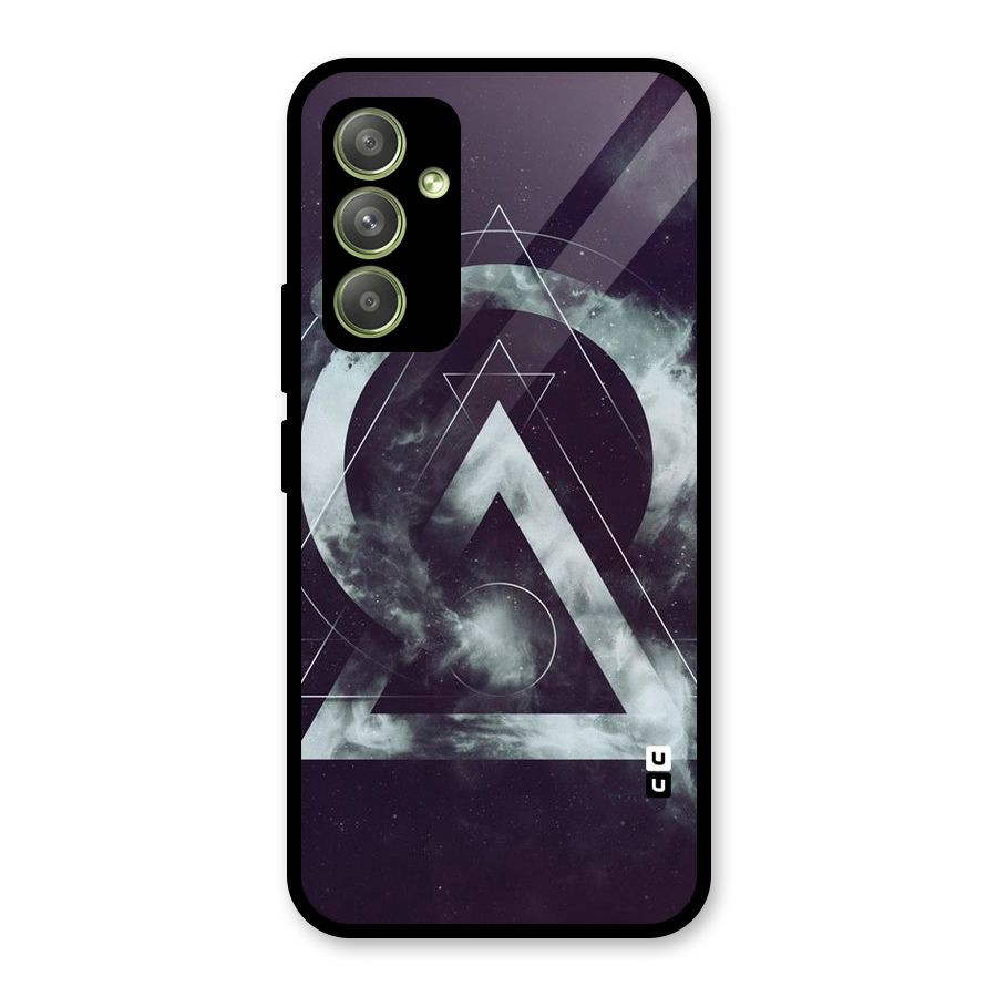 Basic Galaxy Shape Glass Back Case for Galaxy A54