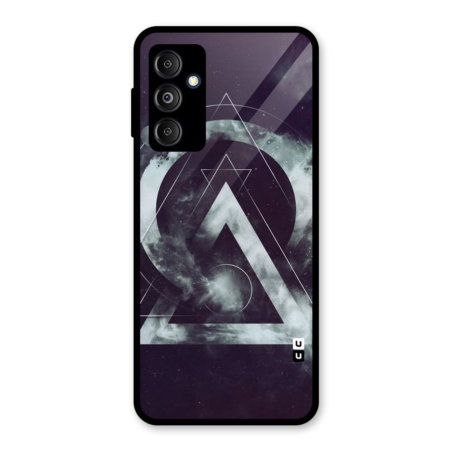 Basic Galaxy Shape Glass Back Case for Galaxy M14 5G