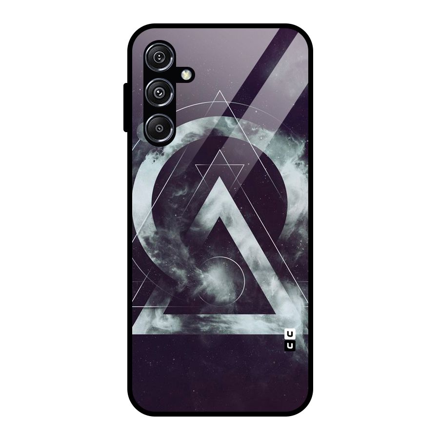 Basic Galaxy Shape Glass Back Case for Galaxy M34 5G