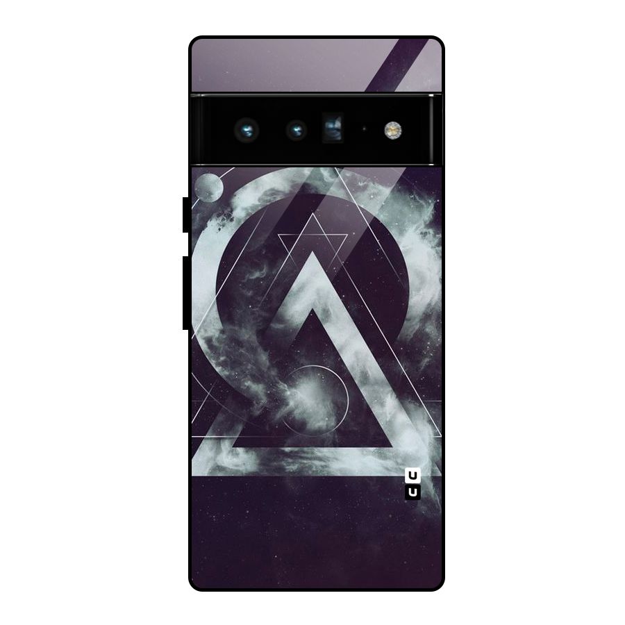 Basic Galaxy Shape Glass Back Case for Google Pixel 6 Pro