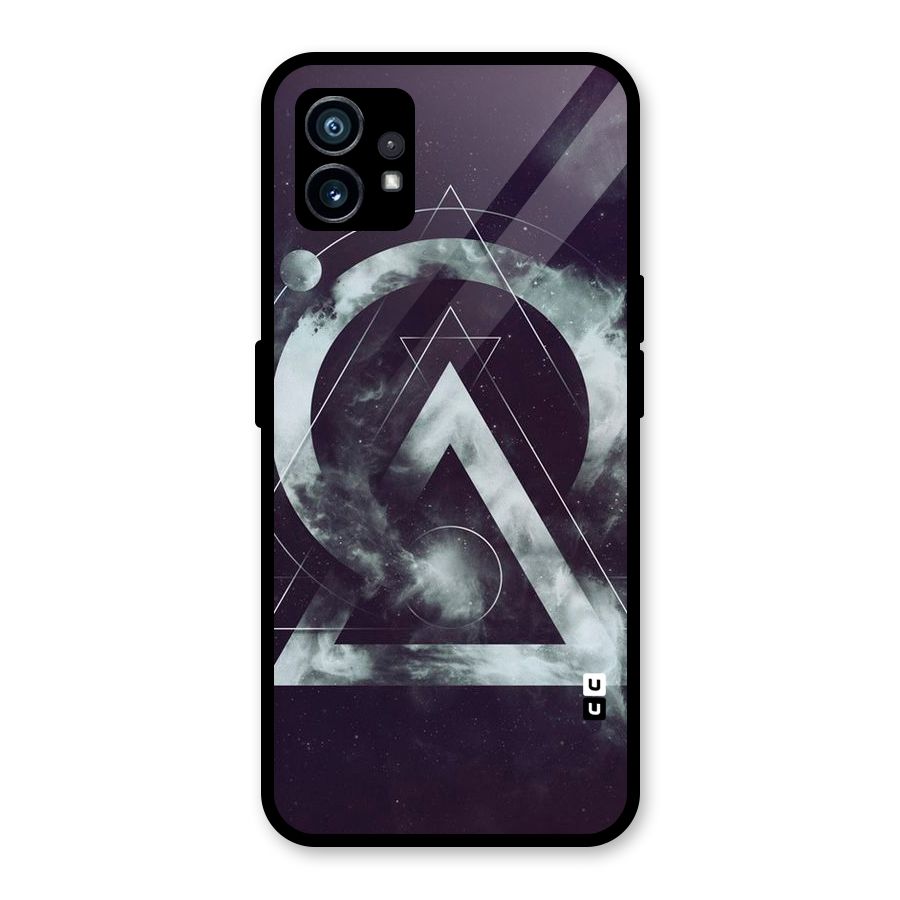 Basic Galaxy Shape Glass Back Case for Nothing Phone 1