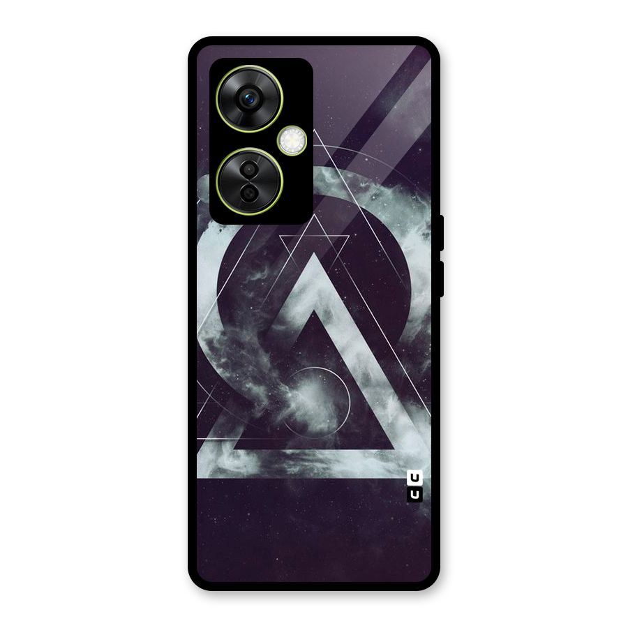 Basic Galaxy Shape Glass Back Case for OnePlus Nord CE 3 Lite