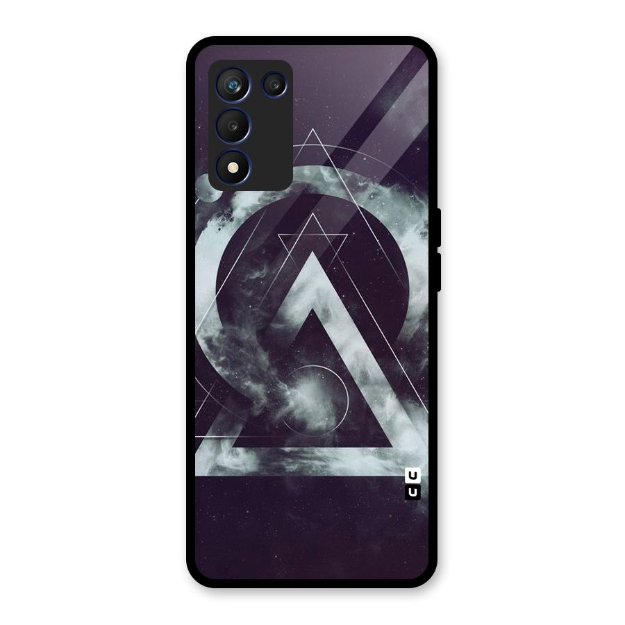 Basic Galaxy Shape Glass Back Case for Realme 9 5G Speed