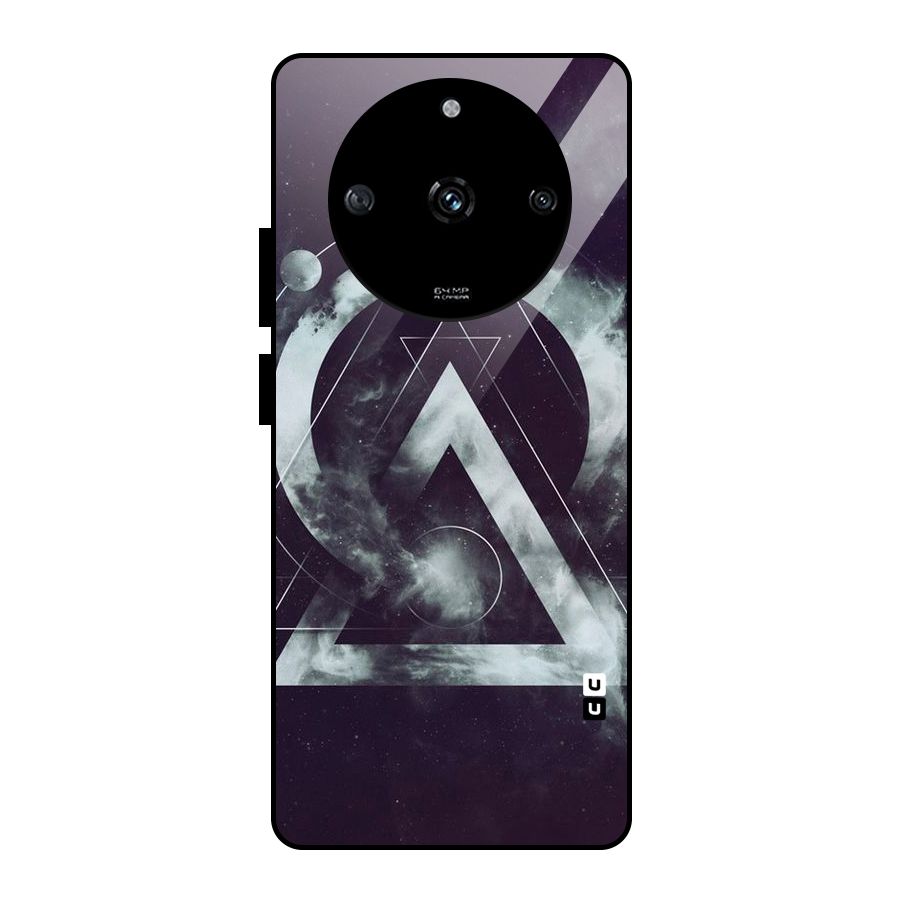 Basic Galaxy Shape Glass Back Case for Realme Narzo 60 5G